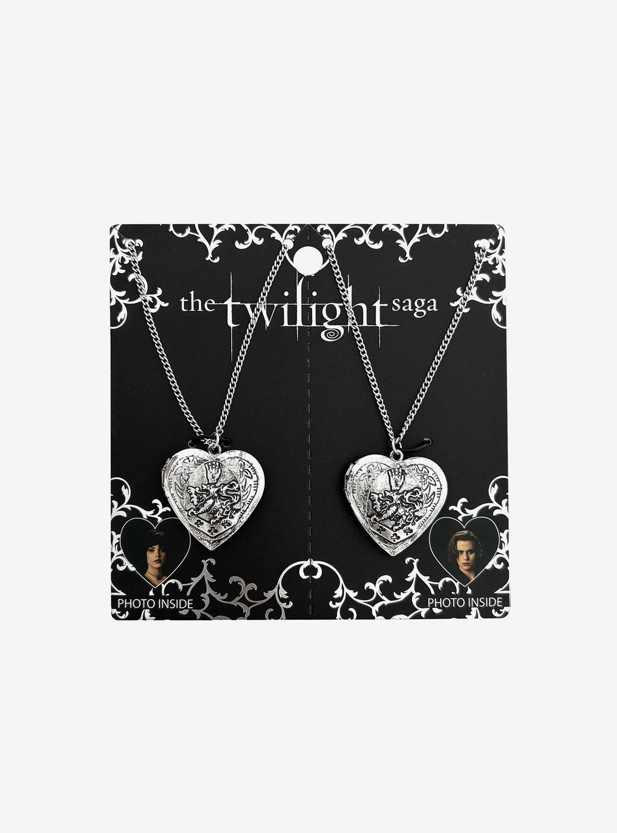 Set de collares de medallón Alice y Jasper