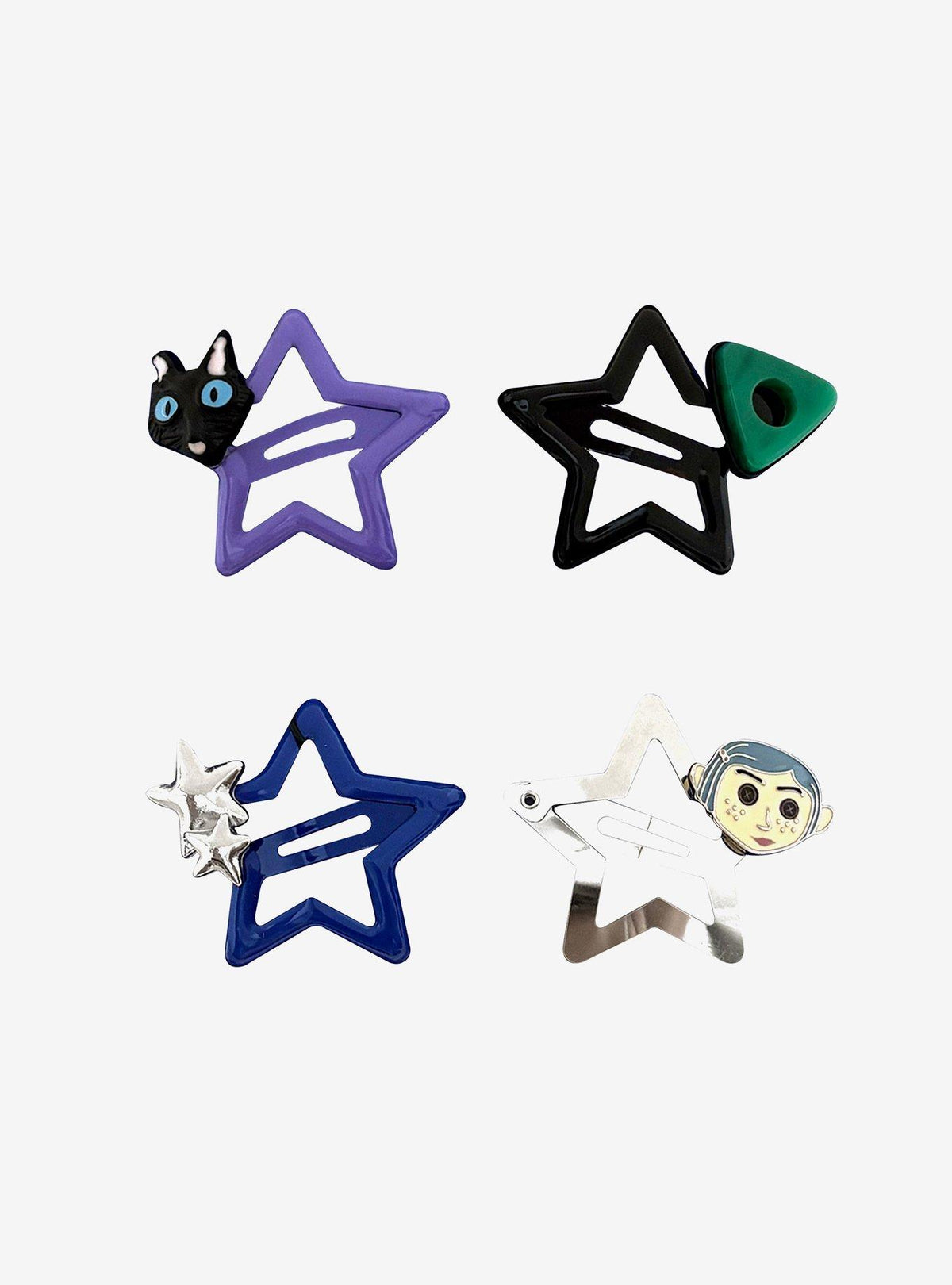 Set de pinches para el pelo de Coraline