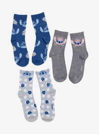 Calcetines Disney de Stitch y Angel, 3 pares