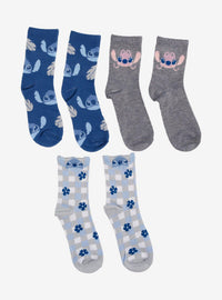 Calcetines Disney de Stitch y Angel, 3 pares