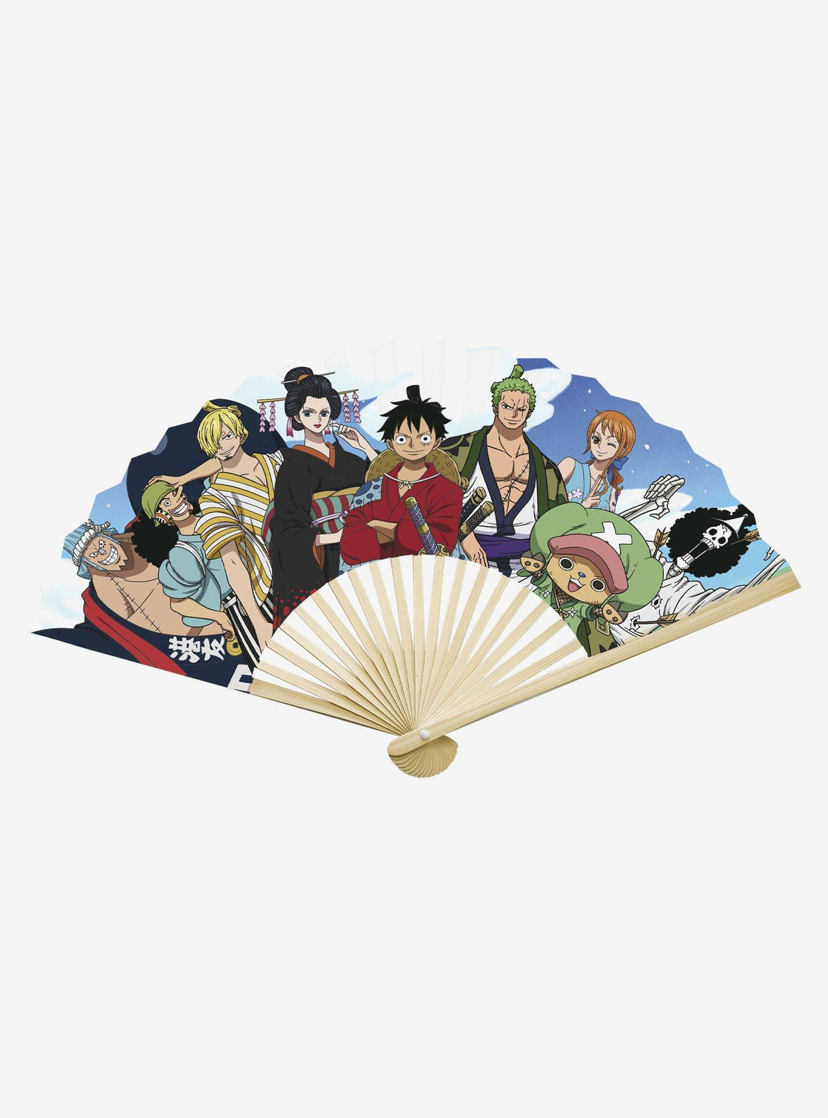 Abanico plegable y paraguas One Piece