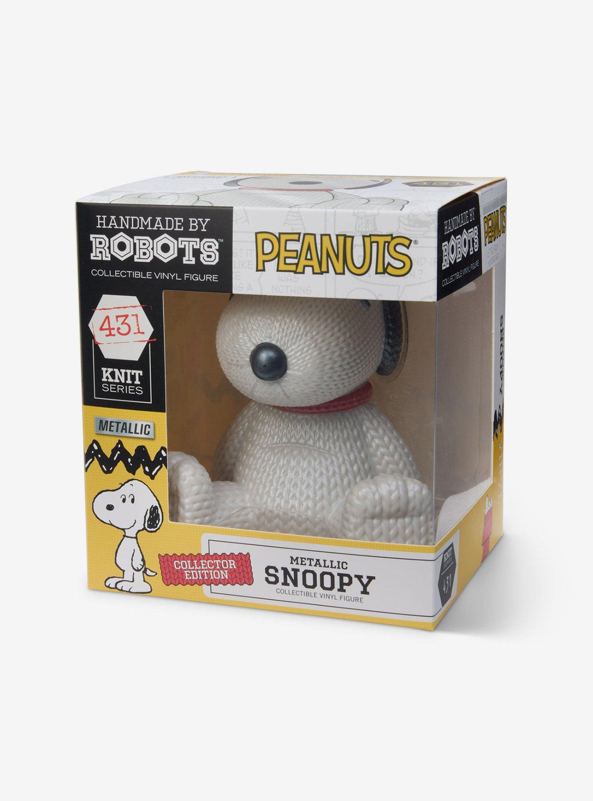 Figura de vinilo metálica de Snoopy | Handmade by Robots