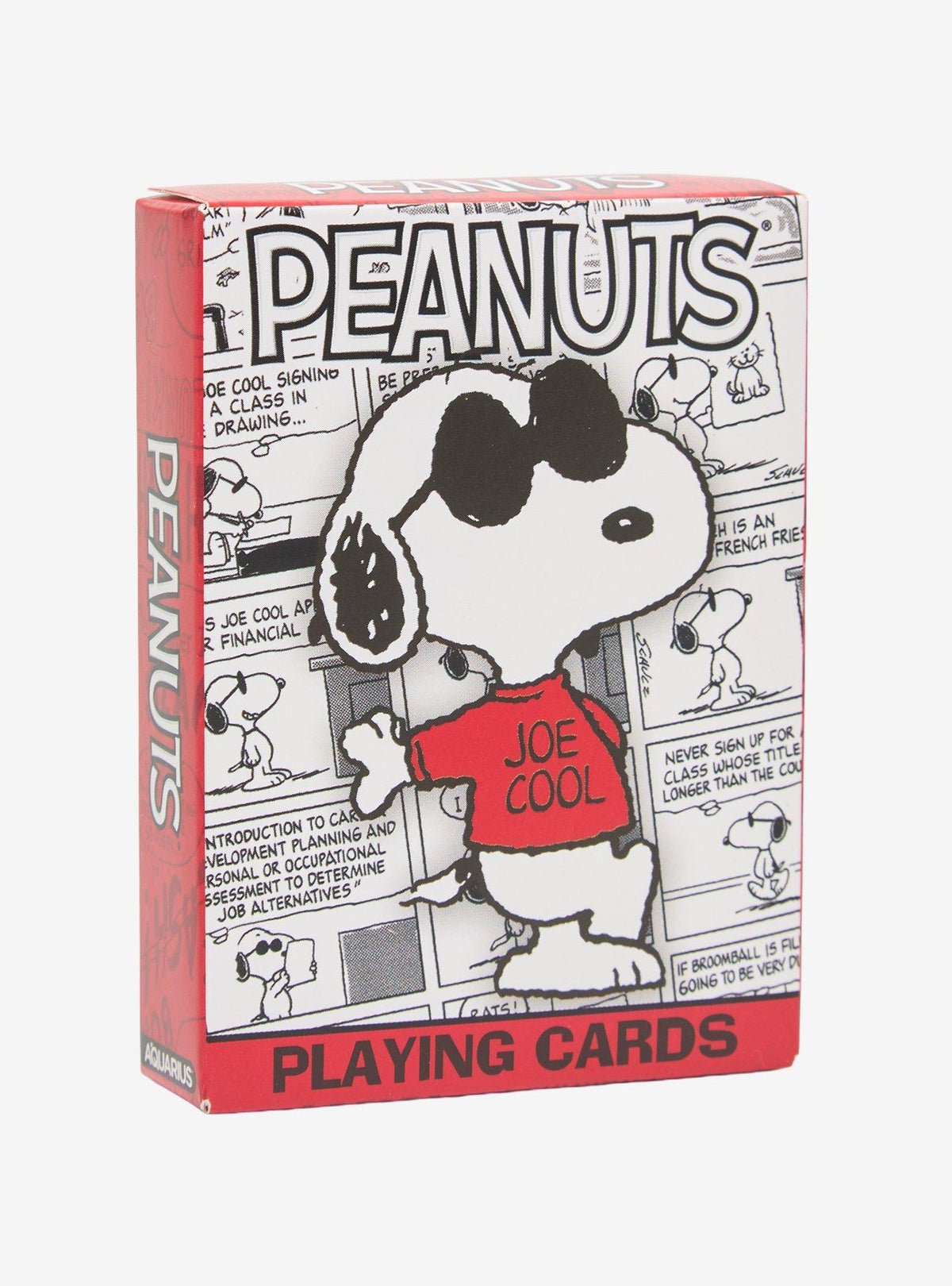 Naipes Peanuts con diseño de Joe Cool