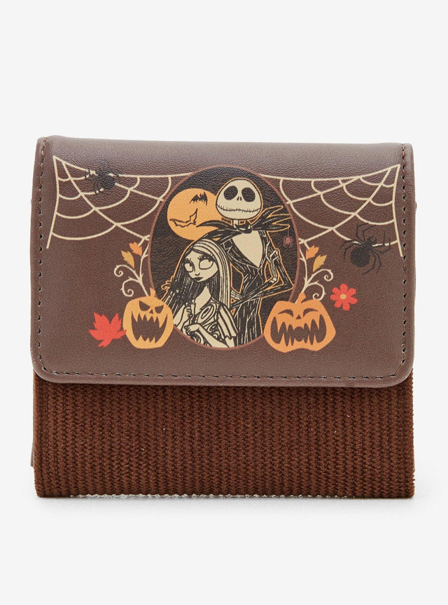 Billetera mini de pana Nightmare Before Christmas