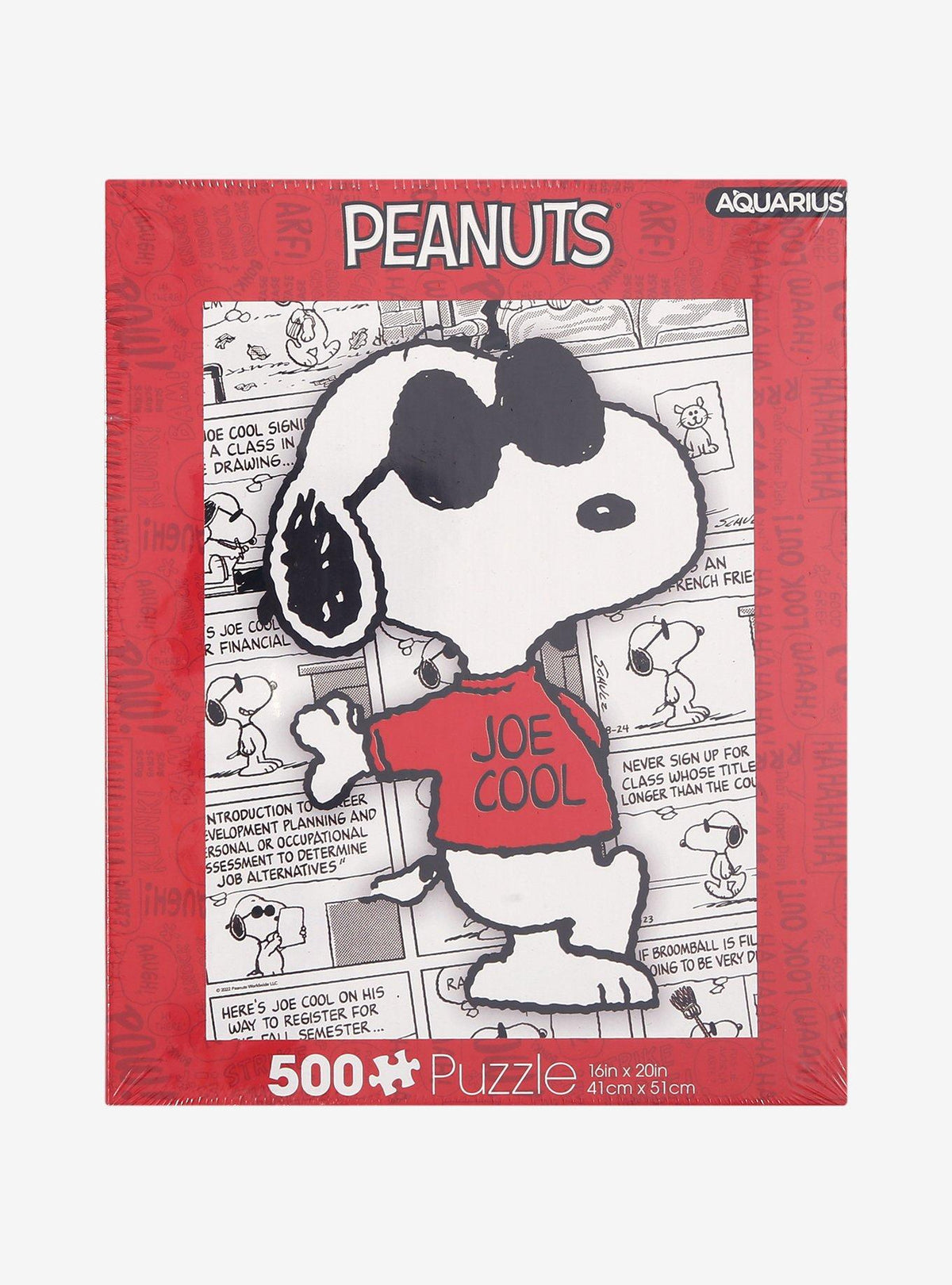 Puzzle de Peanuts con Snoopy como Joe Cool