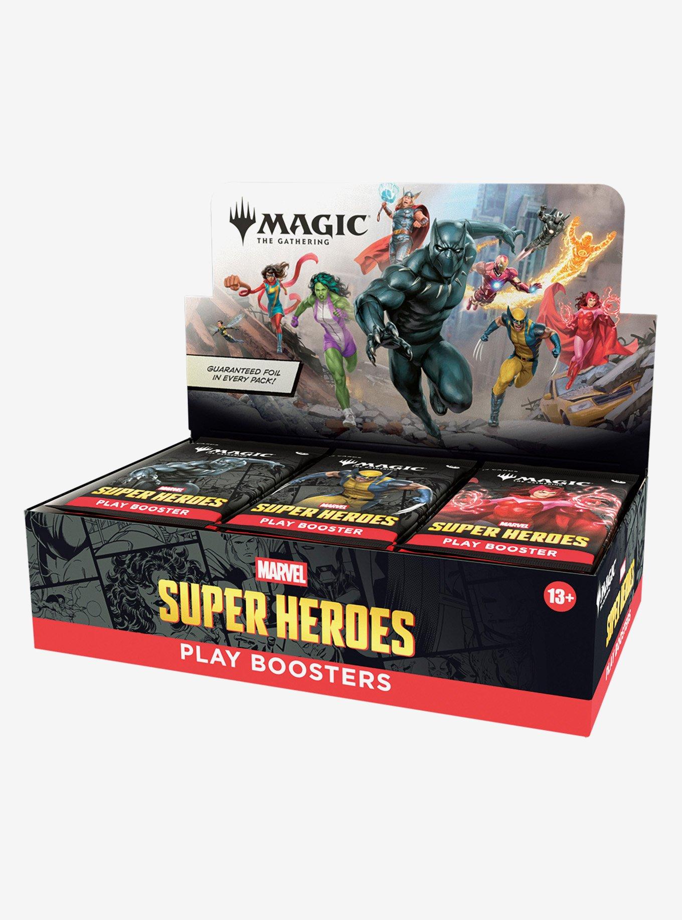 Caja de Play Boosters Magic: The Gathering | Marvel Super Heroes