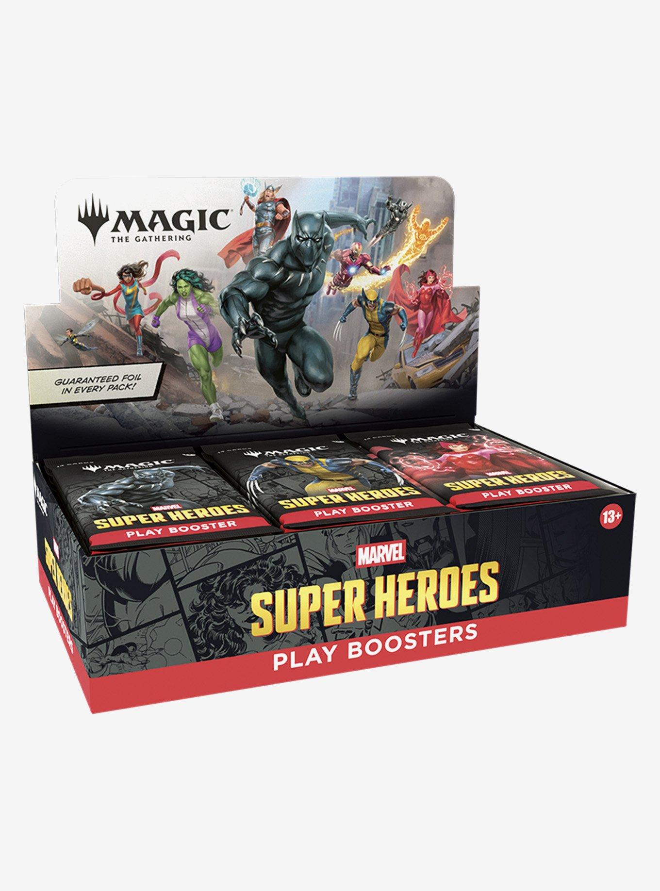Caja de Play Boosters Magic: The Gathering | Marvel Super Heroes