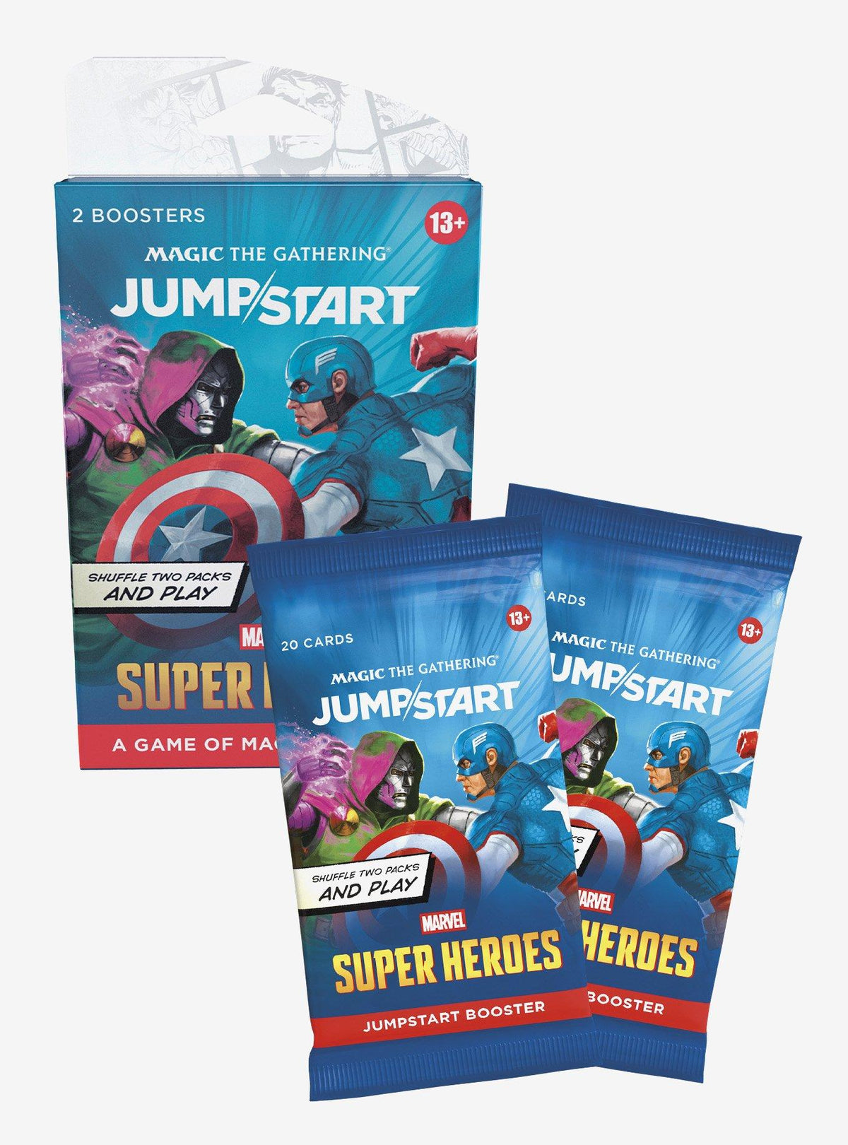 Magic: The Gathering x Marvel Super Heroes: 2 sobres Jumpstart