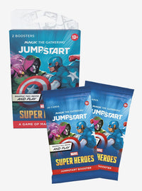 Magic: The Gathering x Marvel Super Heroes: 2 sobres Jumpstart