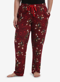 Pantalón de pijama plus size Shadow de Sonic