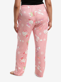 Pantalón de pijama duraznos Hello Kitty and Friends talla grande