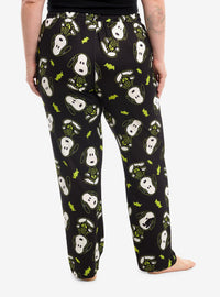Pantalón de pijama Snoopy esqueleto, talla grande