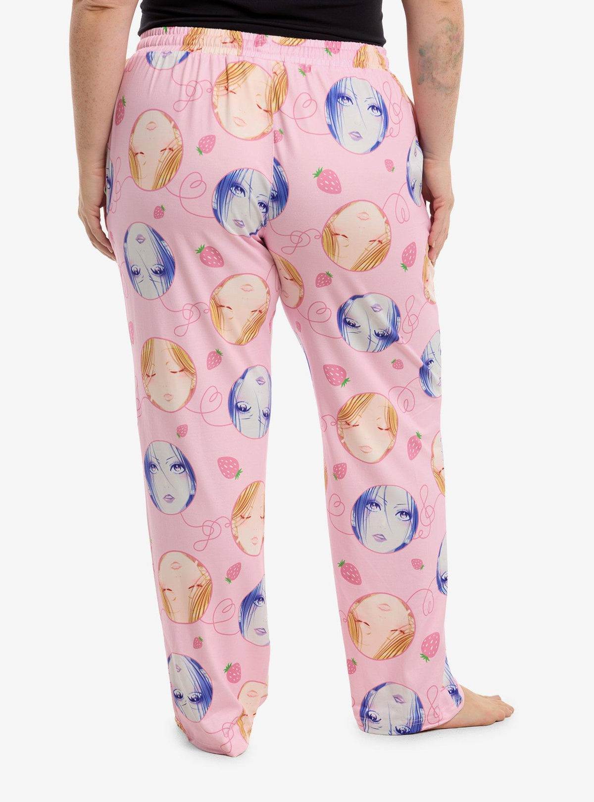 Pantalón de pijama Nana con frutillas, talla grande