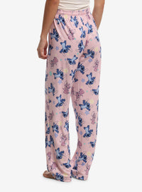Pantalón de pijama Disney Stitch y Angel con flores
