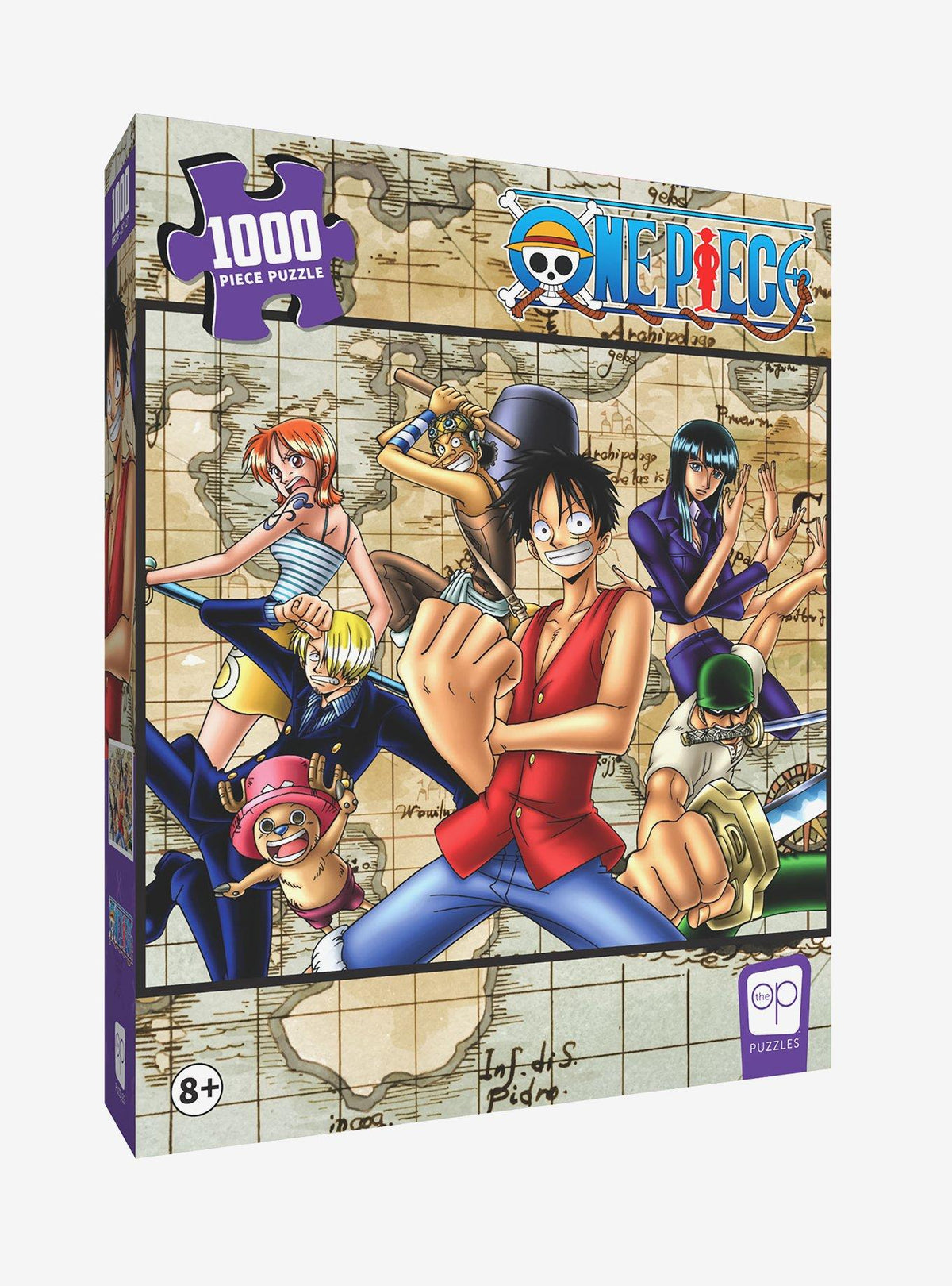 Puzzle mapa de One Piece de 1000 piezas