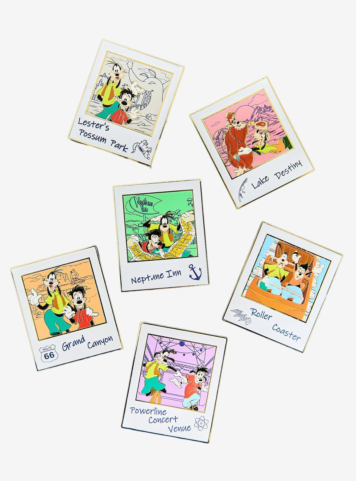 Pin esmaltado sorpresa de A Goofy Movie estilo Polaroid
