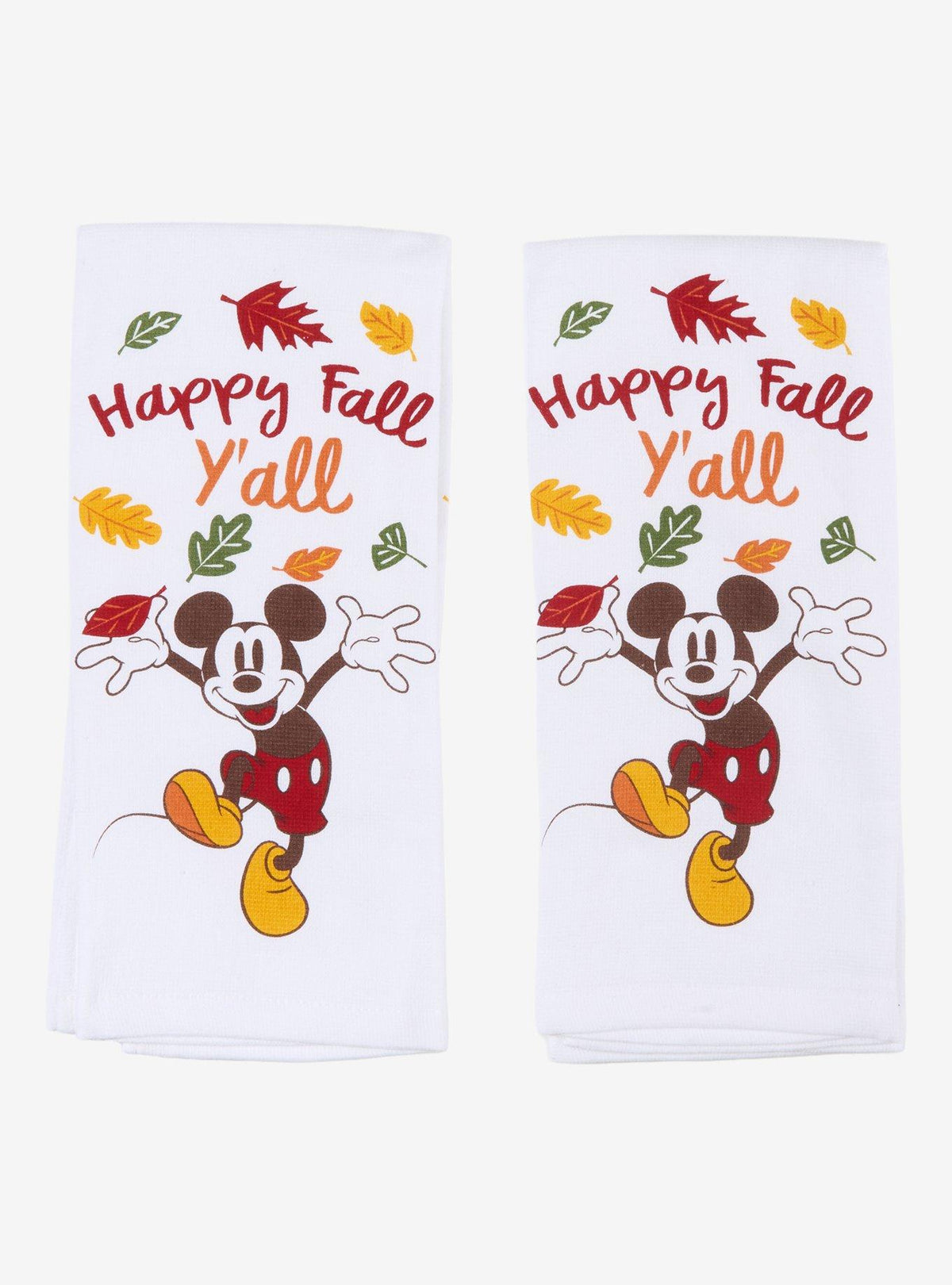 Set de 2 paños de cocina otoñales de Mickey Mouse