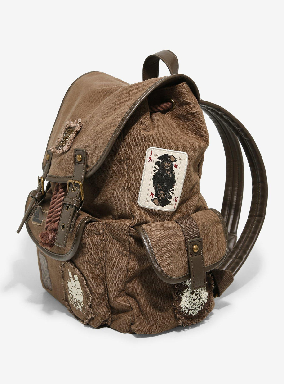Mini mochila de lona de Piratas del Caribe: Jack Sparrow