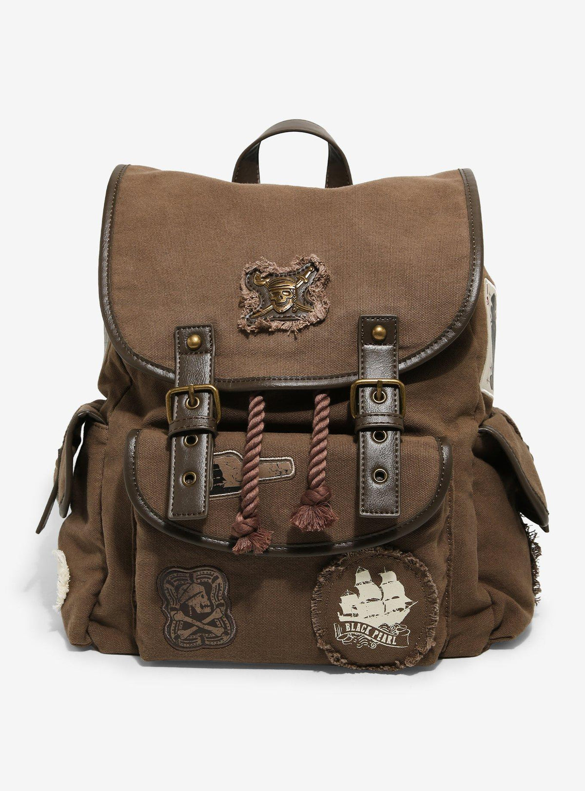 Mini mochila de lona de Piratas del Caribe: Jack Sparrow