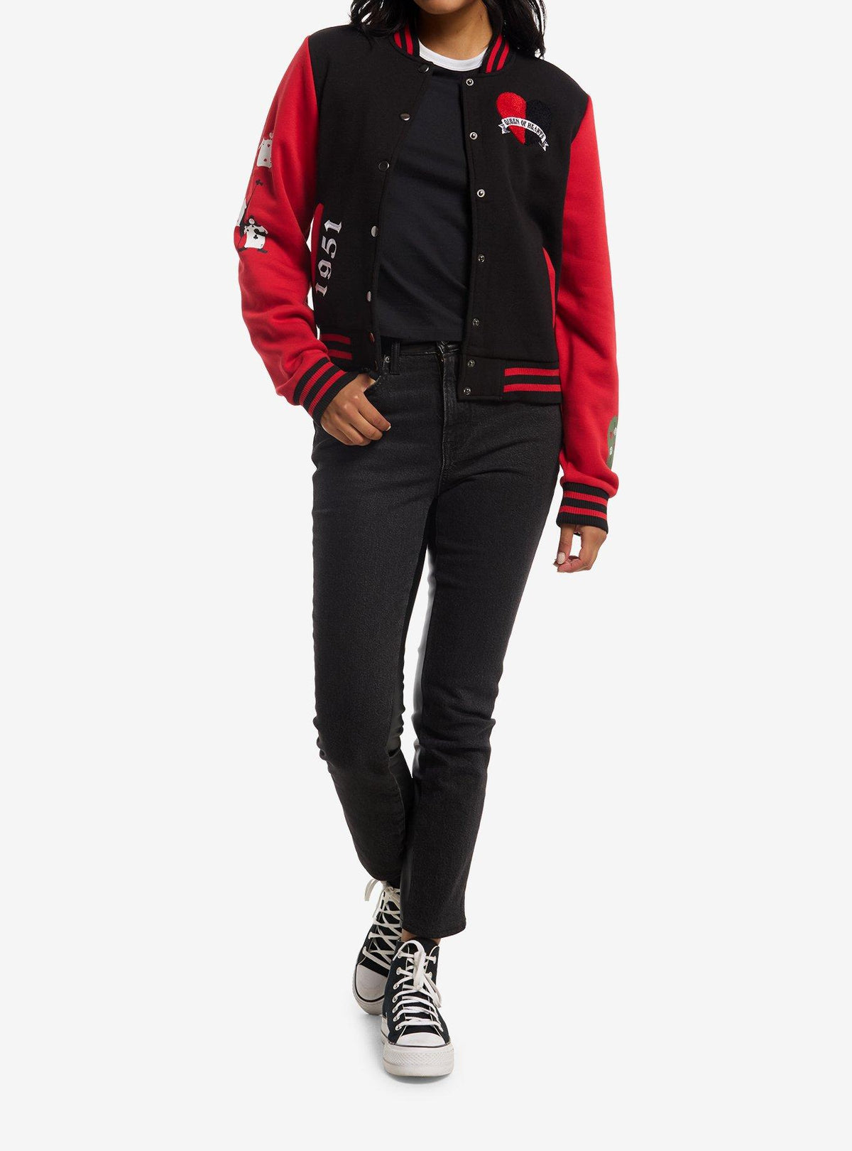 Chaqueta varsity Disney Alice in Wonderland Queen of Hearts