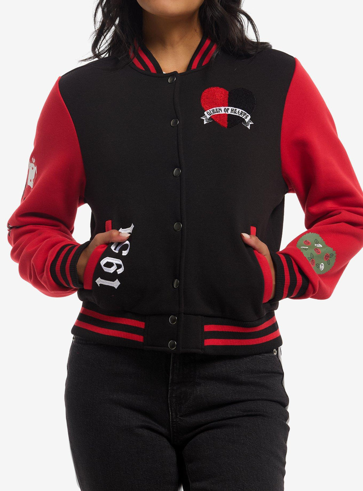 Chaqueta varsity Disney Alice in Wonderland Queen of Hearts