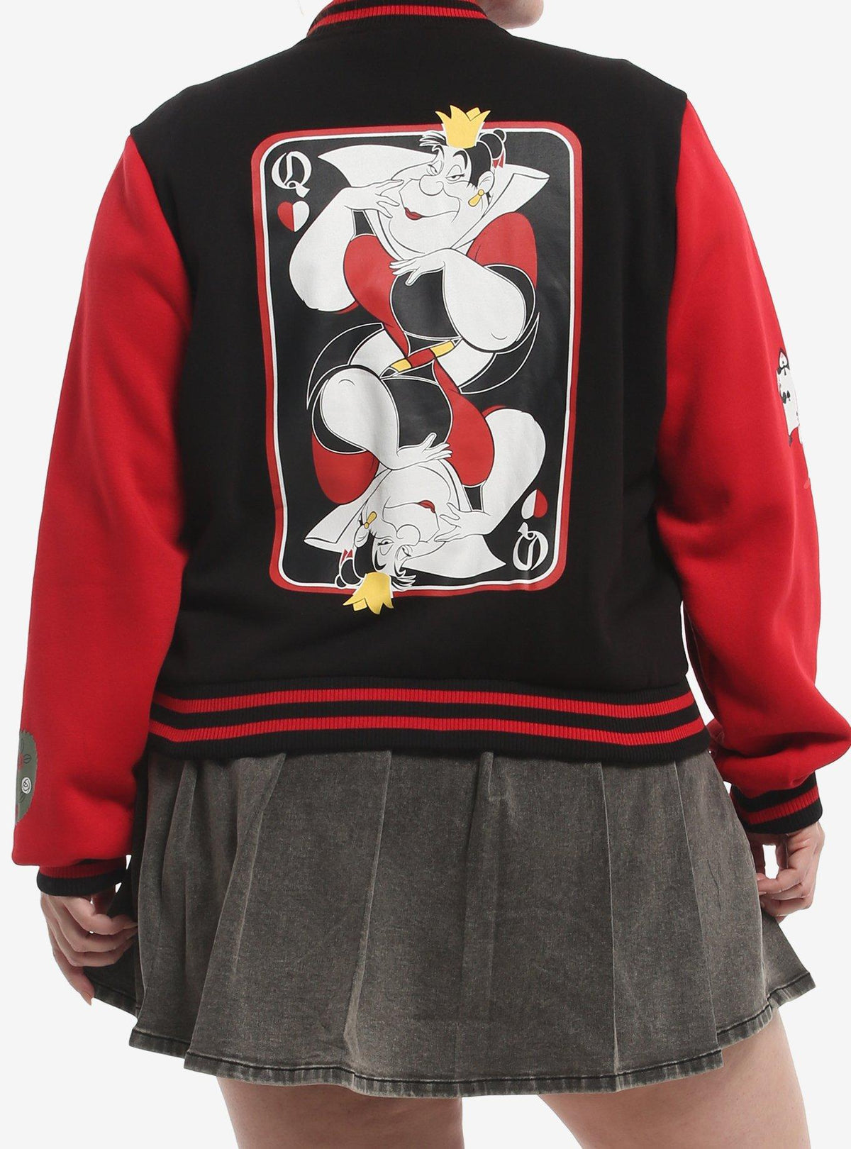 Chaqueta universitaria Alice in Wonderland para niñas plus size