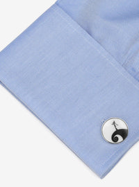 Set de corbata de seda y colleras de Jack Skellington