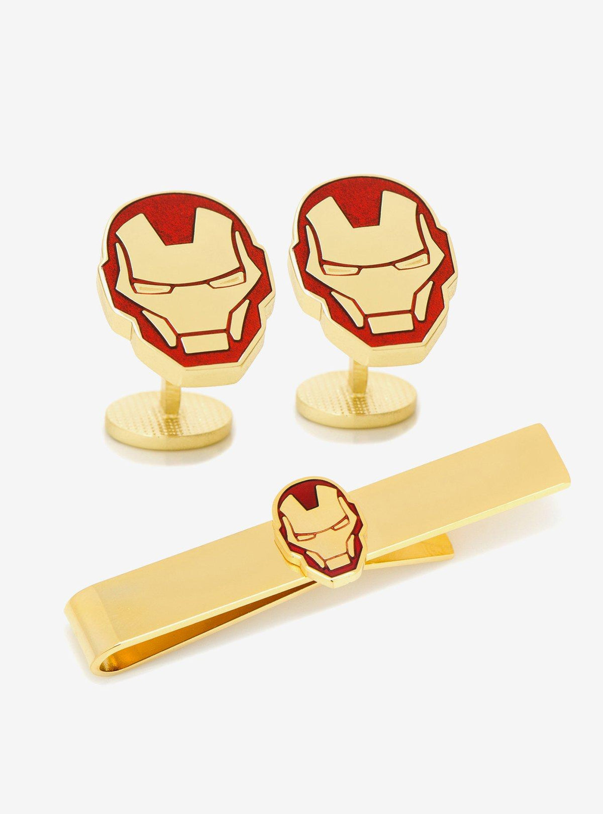 Set de colleras y pisacorbata Iron Man