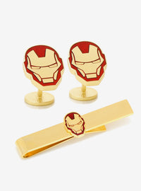 Set de colleras y pisacorbata Iron Man
