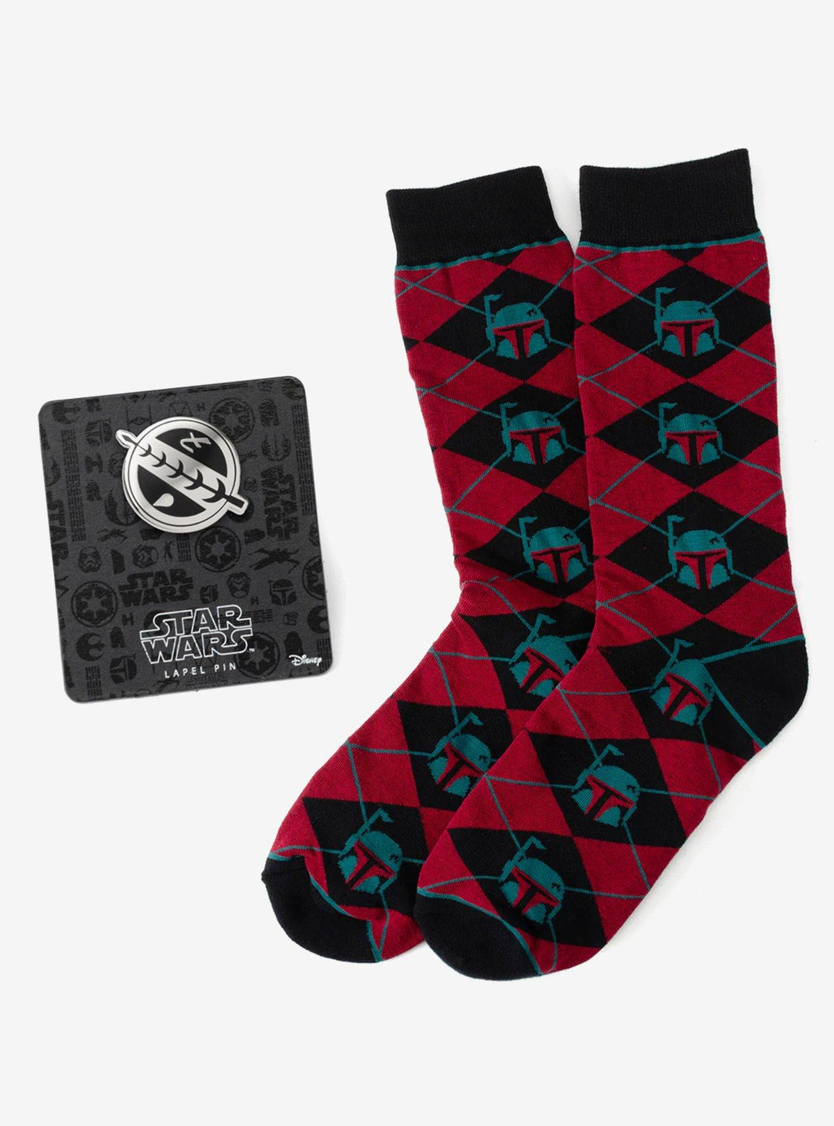 Set Star Wars de calcetines y pin de Boba Fett