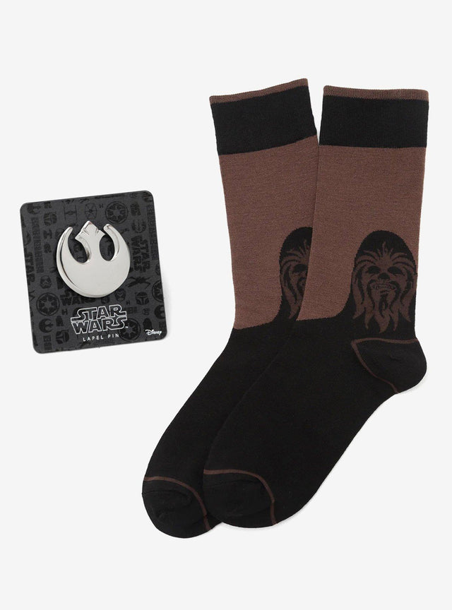 Set de calcetines de Chewbacca y pin de la Alianza Rebelde