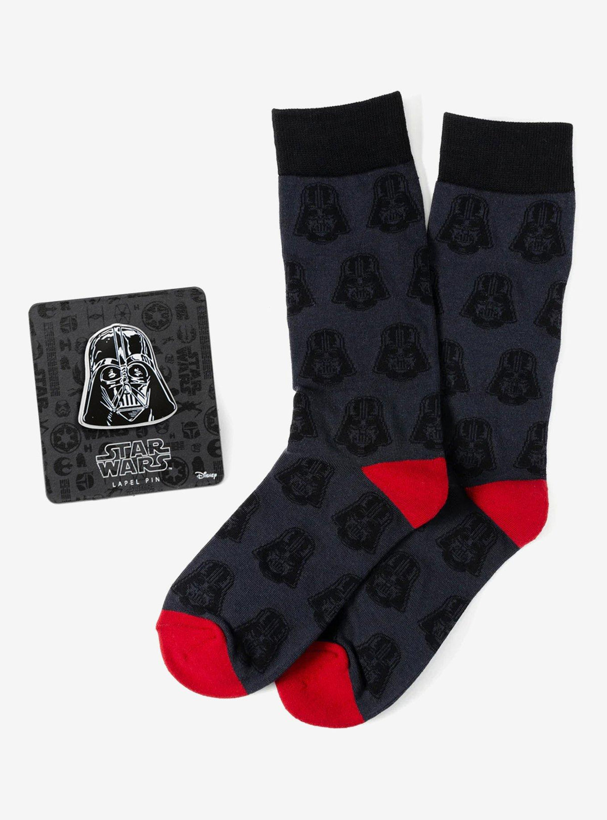 Set de calcetines y pin de solapa de Darth Vader