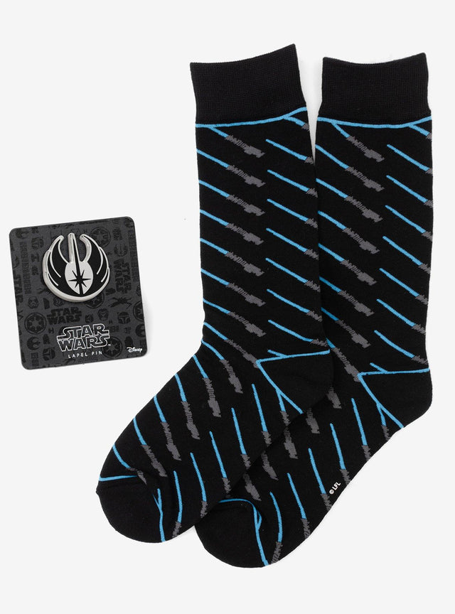 Set Star Wars: calcetines de Obi-Wan y pin Jedi