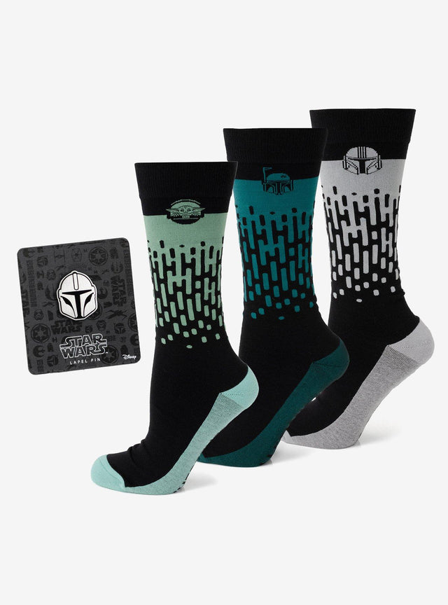 Set de regalo Star Wars: calcetines y pin del Mandaloriano