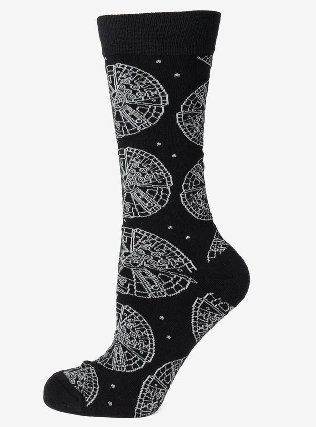 Set de calcetines y pin de solapa Star Wars Millennium Falcon