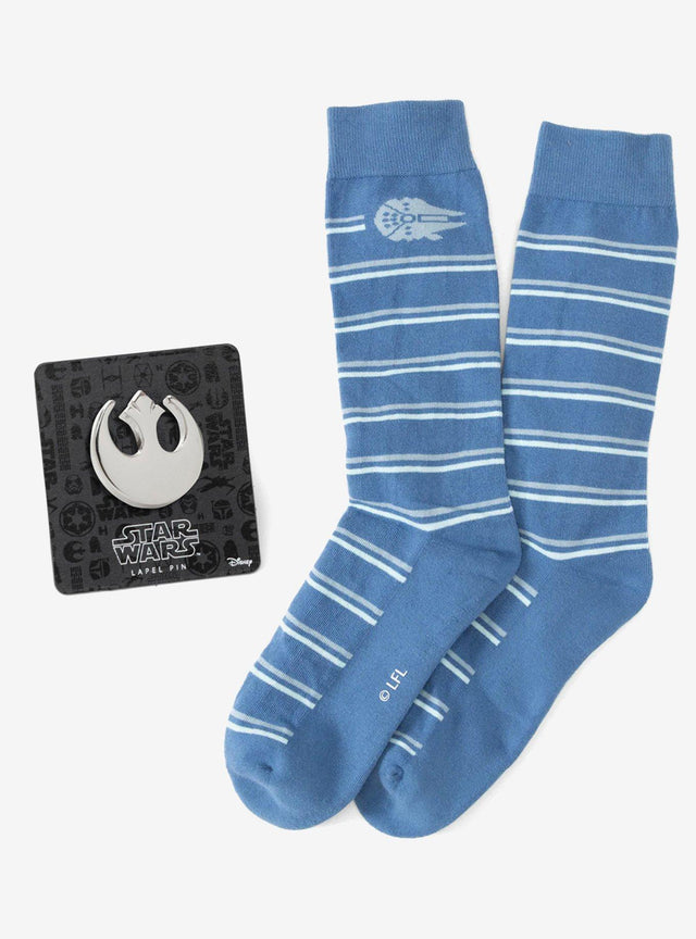 Set de calcetines y pin Millennium Falcon de Star Wars