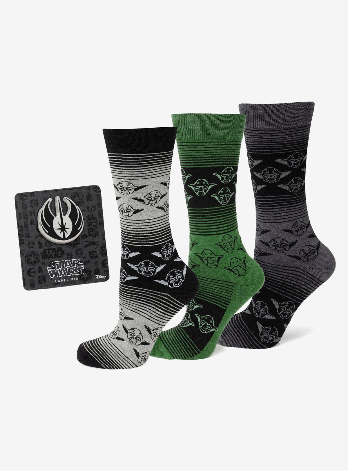 Set de calcetines Star Wars de Yoda y pin Jedi