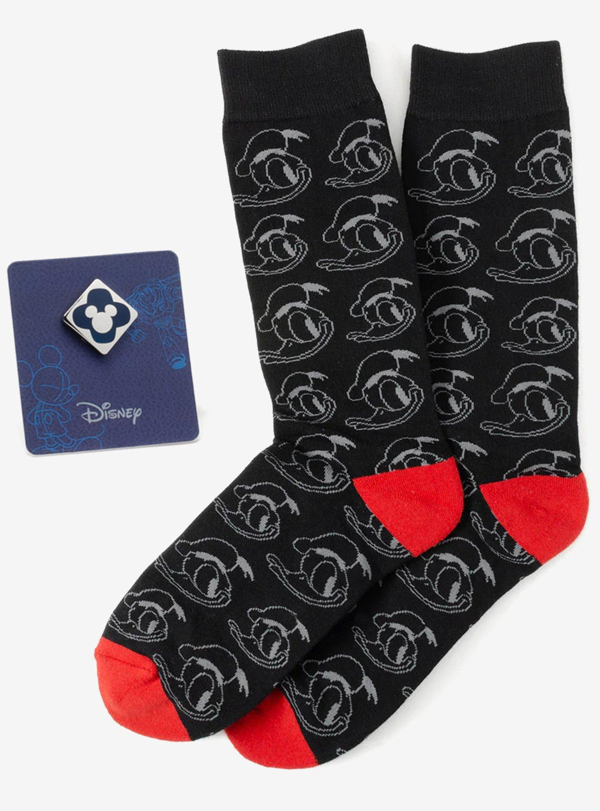 Set de regalo Disney: calcetines de Donald y pin de Mickey