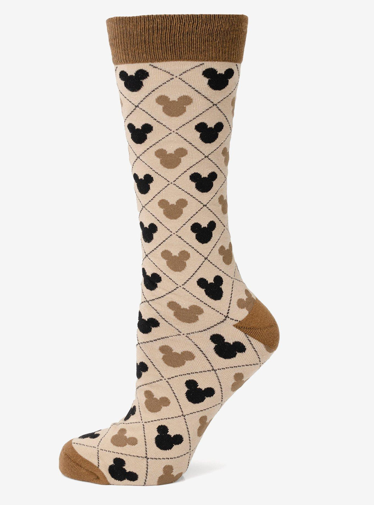 Set de calcetines beige y pin de solapa de Mickey Mouse