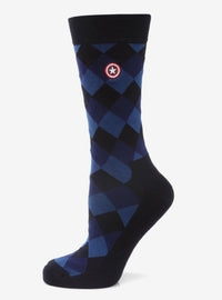 Set de regalo de calcetines y pin de Captain America