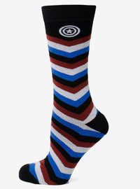 Set de regalo de calcetines y pin de Captain America