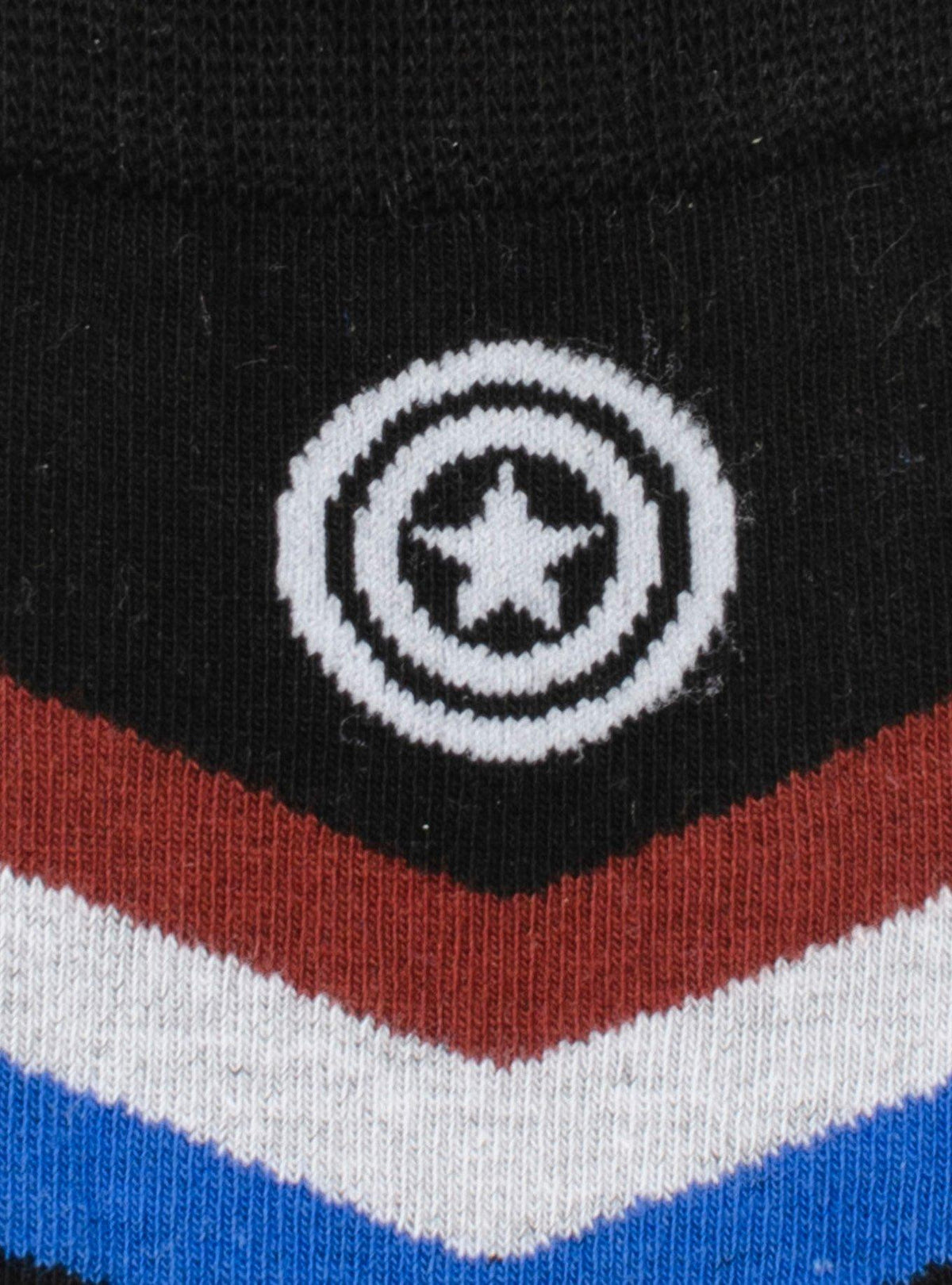 Set de regalo de calcetines y pin de Captain America