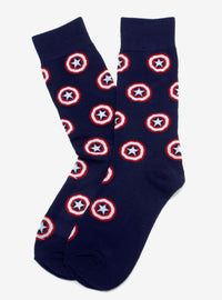Marvel Set de Regalo de Calcetines y Pin del Capitán América