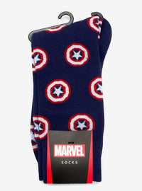 Marvel Set de Regalo de Calcetines y Pin del Capitán América