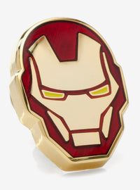 Set de regalo de calcetines y pin de Iron Man