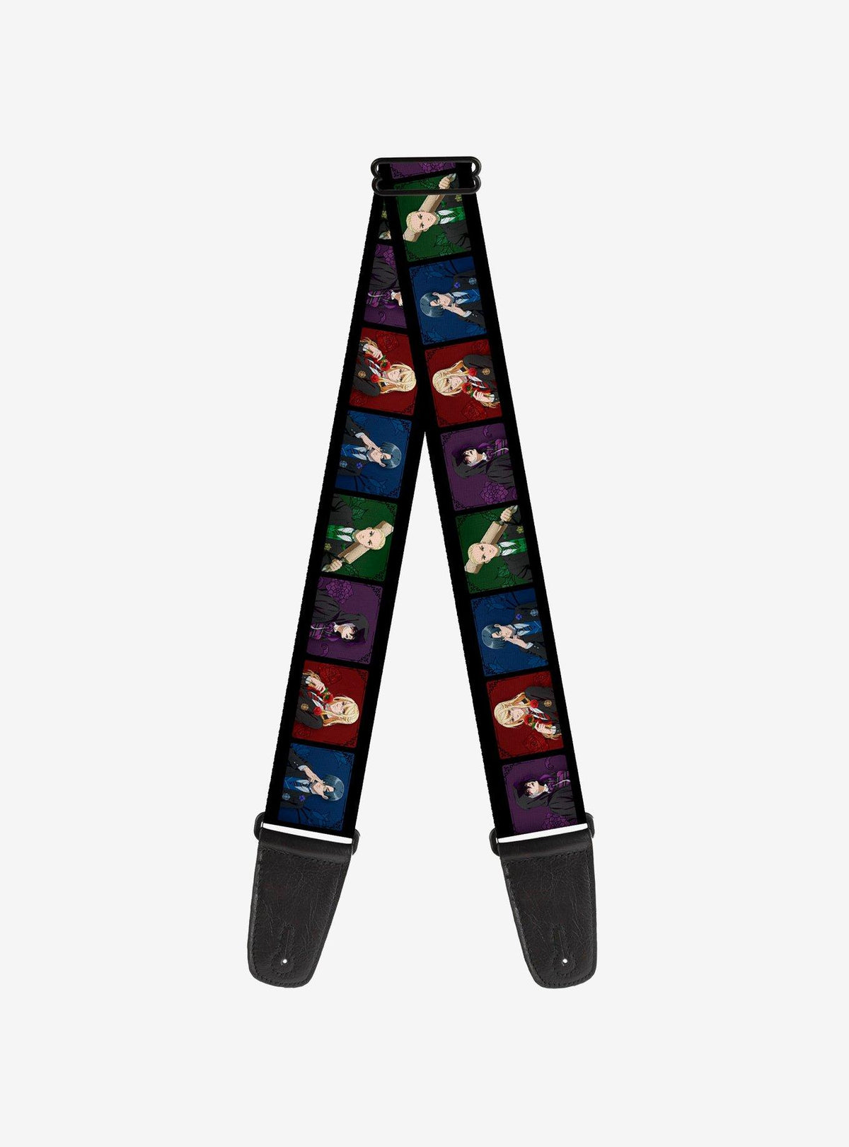 Correa para guitarra Black Butler con diseño de bloques