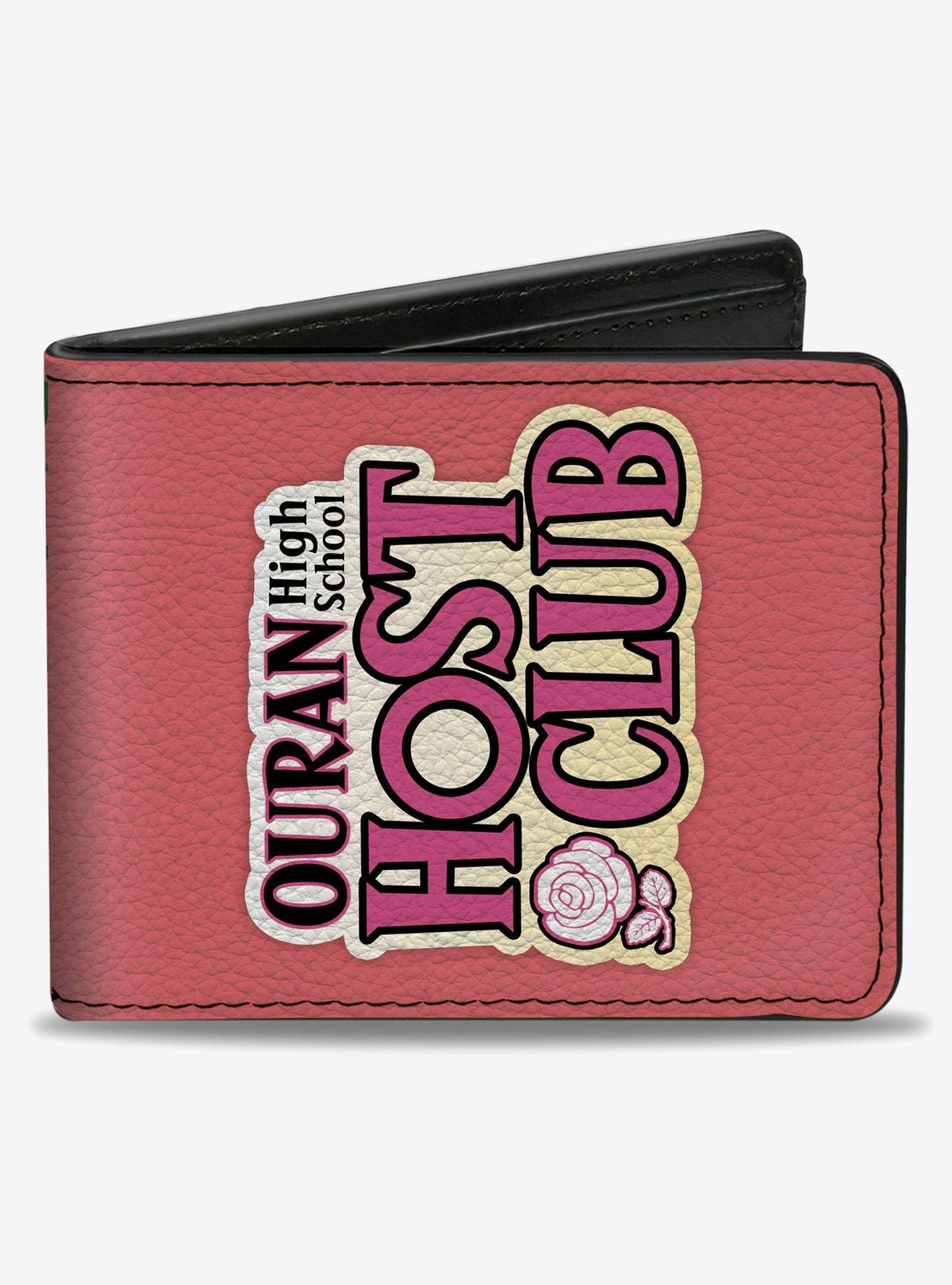 Billetera Ouran High School Host Club de rosas rojas