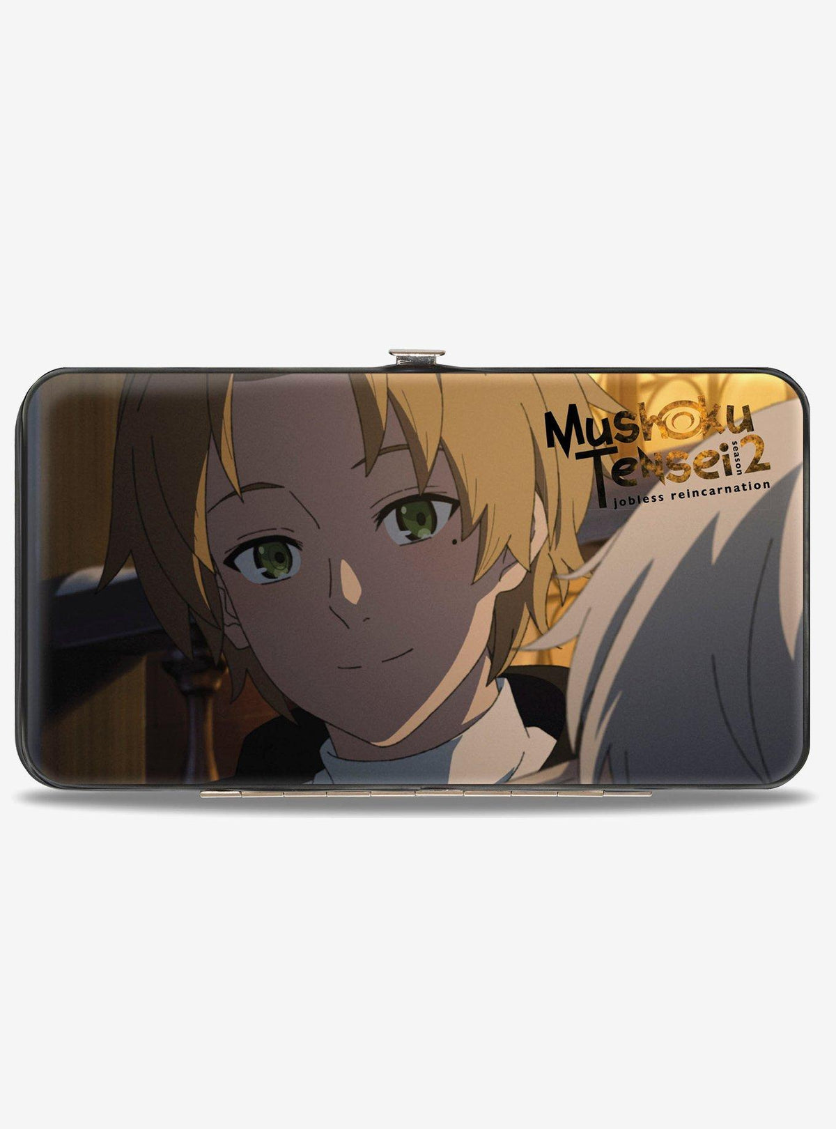 Billetera con bisagra de Mushoku Tensei: Rudeus y Sylphiette