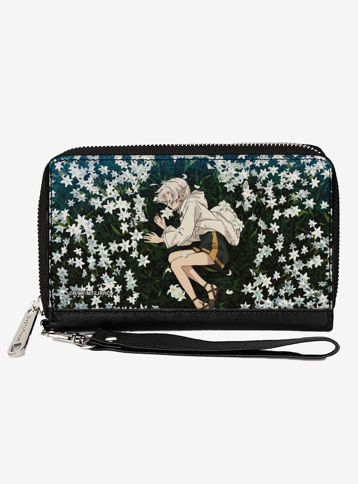 Billetera Mushoku Tensei Sylphiette entre flores