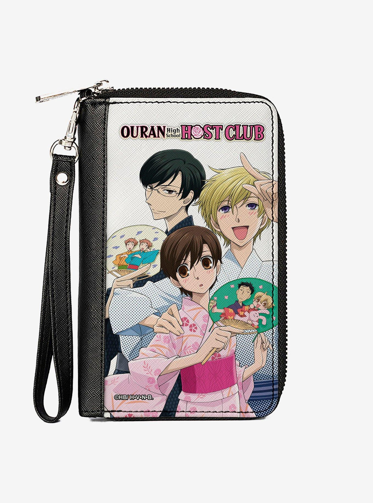 Ouran High School Host Club: Billetera blanca con kimonos